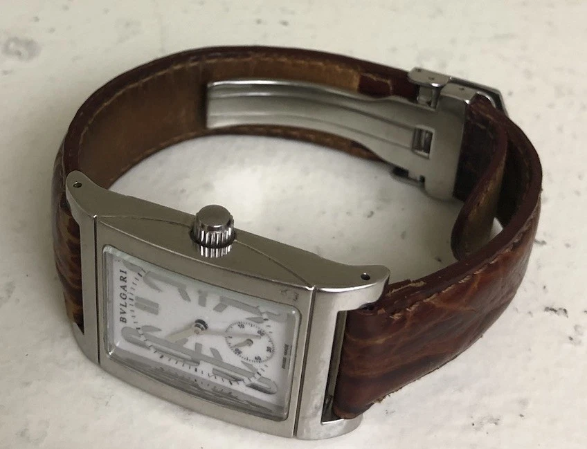 Bulgari Rettangolo Stainless Steel RT45S Unisex Tank Watch - Image 3 of 4