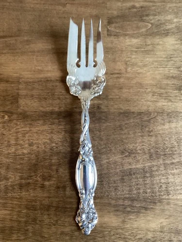Frontenac by International Sterling Silver Cold Meat Serving Fork Large 8 7/8"