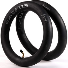  2 Pack  Scooter Replacement Inner Tubes - 12.5" X 2.25" Inner Tubes with Angle