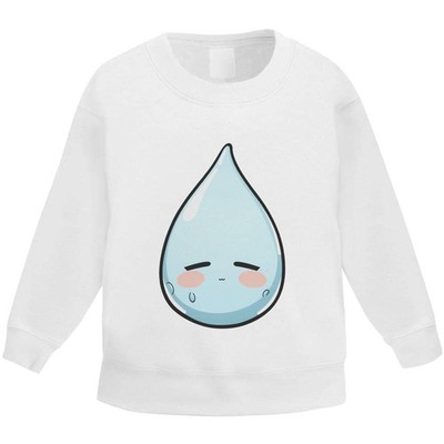 'Sleepy Raindrop' Kid's Sweatshirt / Sweater / Jumper (KW064633)