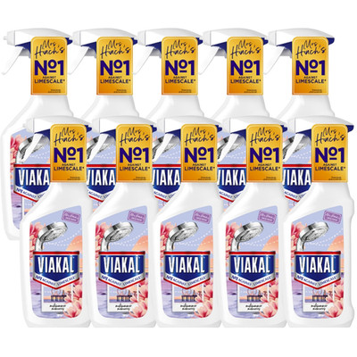 10 x Viakal Kalkentferner Spray Midsummer Memories Badreiniger 500ml