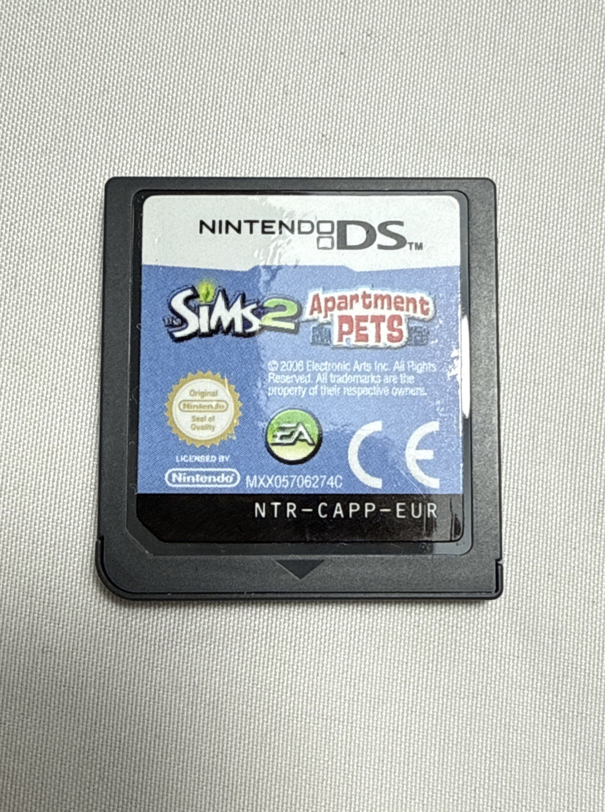 The Sims 2: Apartment Pets (Nintendo DS, 2008) - Cartridge Only