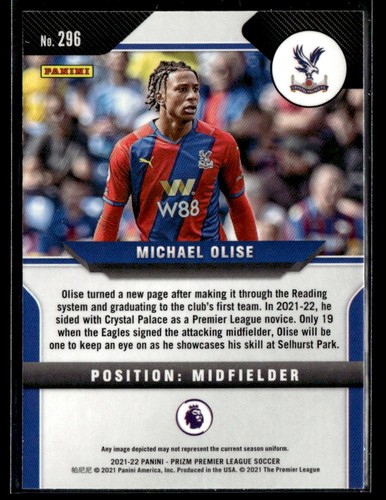 2021-22 Panini Prizm Premier League Michael Olise Rookie - Picture 2 of 2