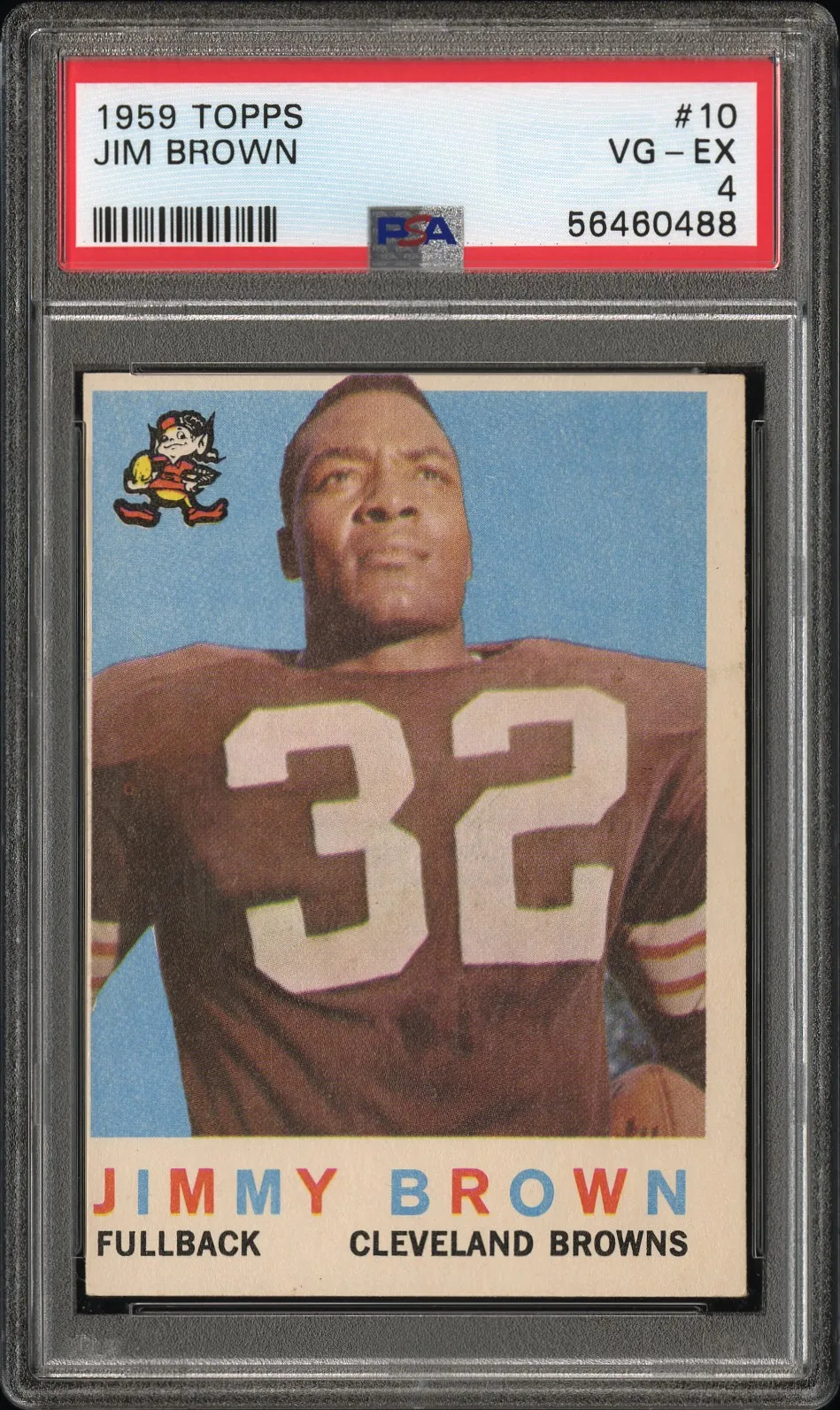 1959 Topps Jim Brown #10 PSA 4