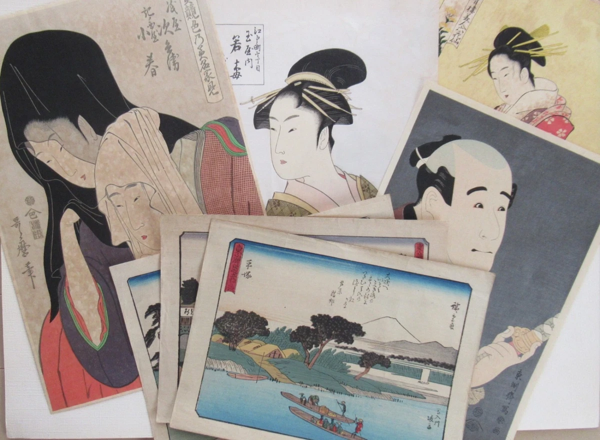 日本古董印花| eBay