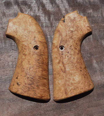 Custom Stabilized Box Elder Burl Ruger Bisley grips