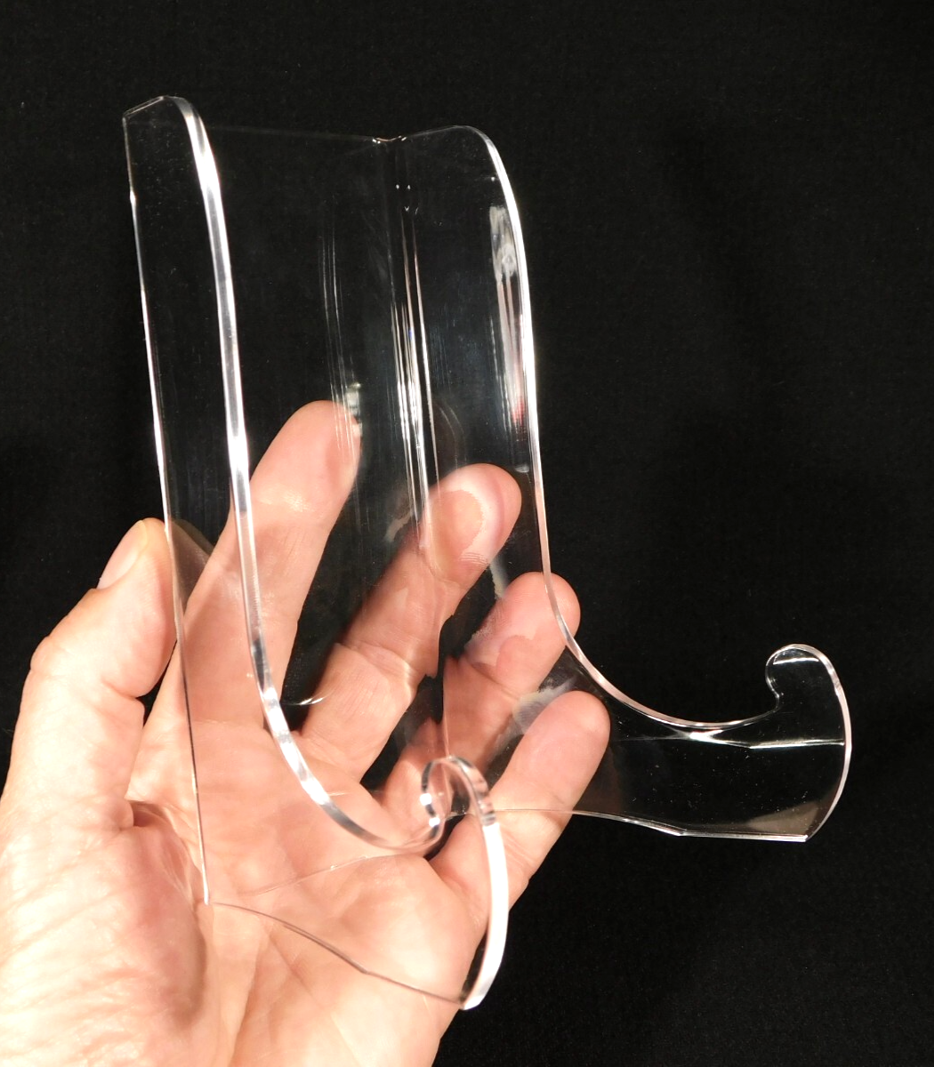 Clear Small Lucite Easel Display Stand