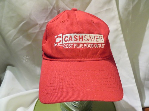 New Cash Saver Food Outlet Red Hat Cap