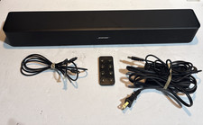 Bose Solo 5 TV Sound System 418775 Bluetooth Black Optical Cable w/ New Remote
