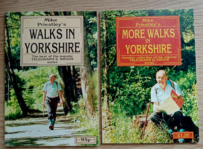 Mike Priestley's Walks in Yorkshire x 2 - Telegraph & Argus Series. WALKING