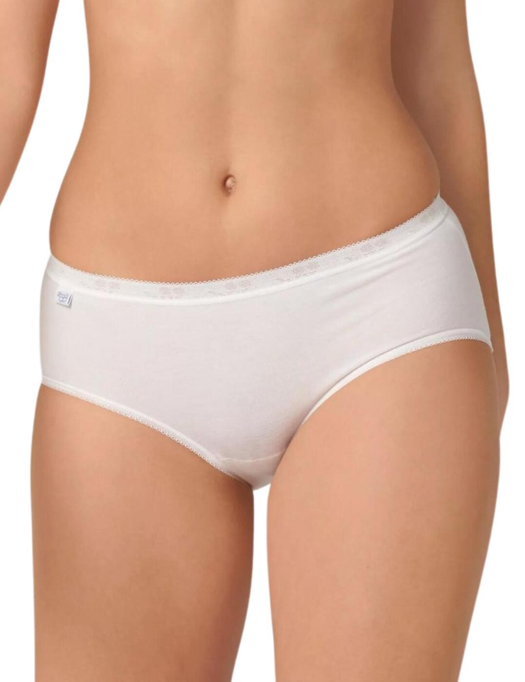 4XL - 22 Sloggi Basic Briefs 2 Pack Mid Rise Womens Knickers 10043771