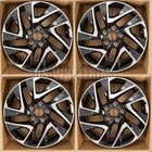Set of 4 New 17 x 7 Inch Black Replacement Wheel Rim for Honda CR-V 2015 2016 US