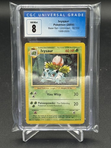 Ivysaur graded CGC 8 for sale on eBay