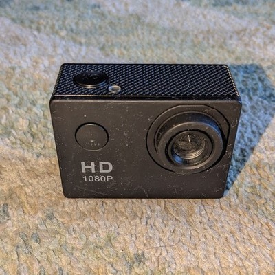 Sports Cam 1080P Full HD 2.0 Inch Screen Waterproof 30M Action Camera Black