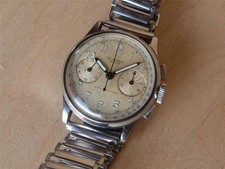 RARO VECCHIO CRONOGRAFO UNIVERSALE GENEVE UNI-COMPAX Cal 281