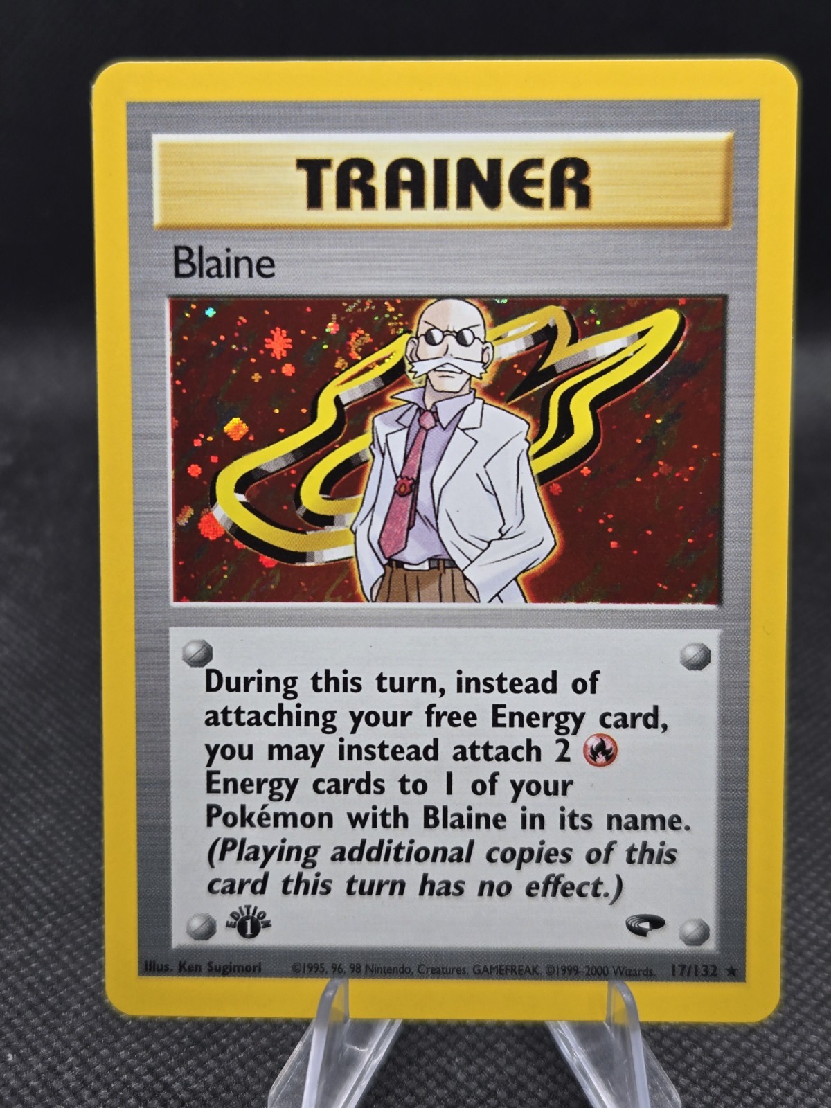 Blaine (1st Edition Holo) 17/132 Pokemon Gym Challenge - NM