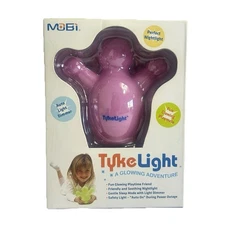 NIB Mobi TykeLight Pink Nightlight Glowing Adventure Rechargeable Rare HTF VTG