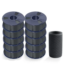 SUNLU 10KG Gray PLA+ 3D Printer Filament 1.75mm PLA Plus For FDM 3D Printers