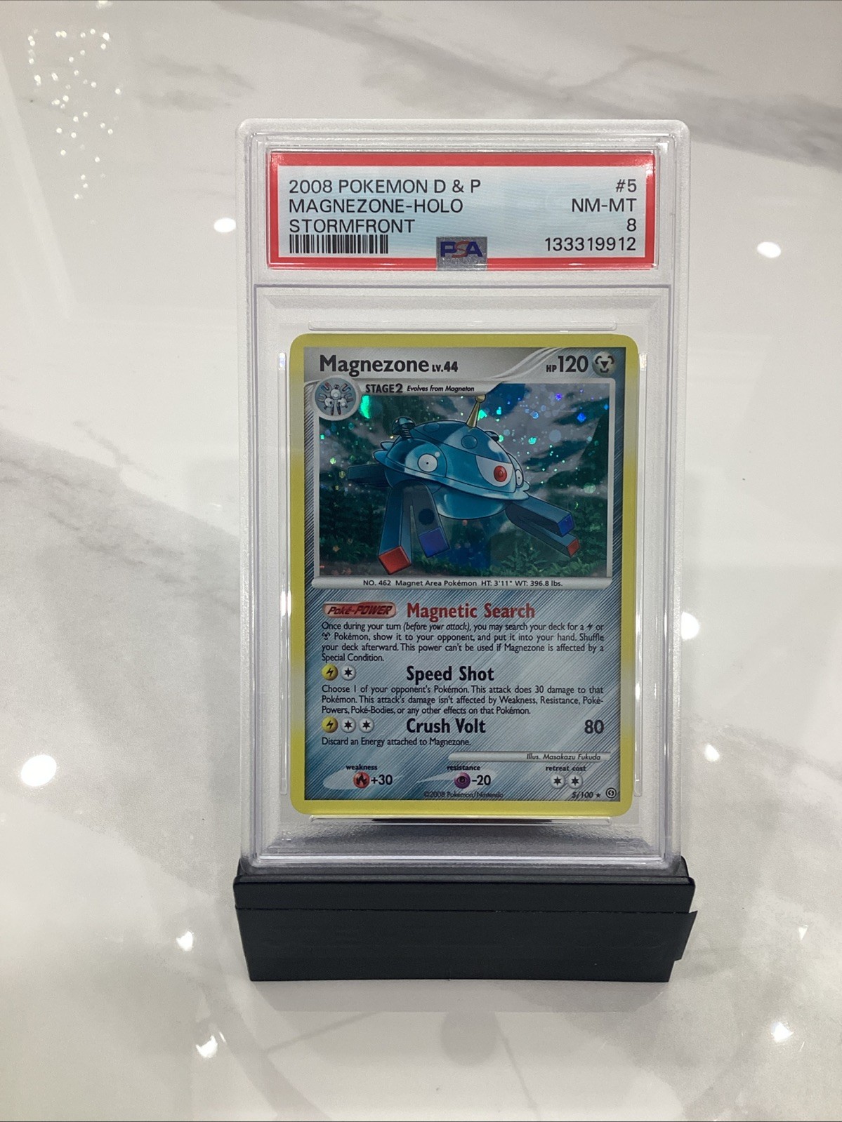 2008 Magnezone #5 Stormfront PSA 8 – Electric Powerhouse! ⚡💥