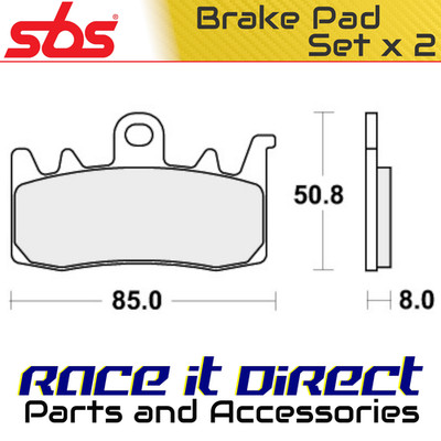 Brake Pads for BMW F 900 XR ABS 2023-2024 Front DS-2 Road Racing SBS