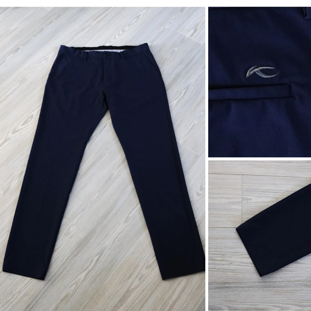KJUS Ike Golf Pants Men's Navy Stretch Lightweight Performance Size 35 x 34