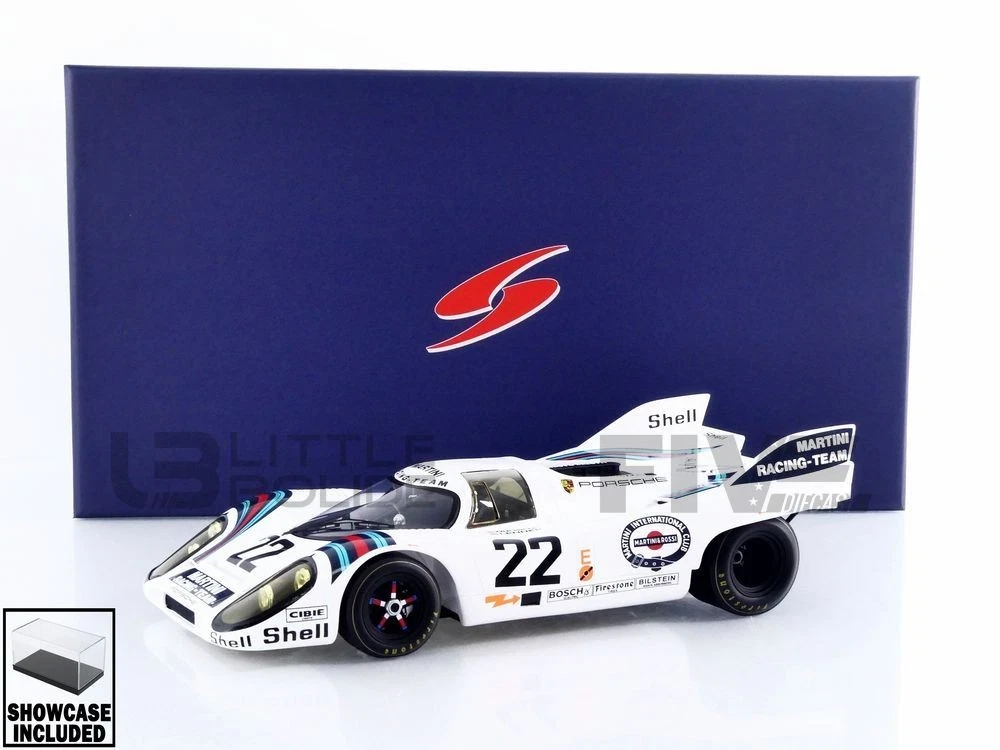 Miniature Spark 1/18 - Porsche 911 934 #91 - Le Mans 1980 - Bussi Salam - Coffret