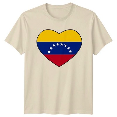 Venezuela Flagge Herz T-Shirt Venezuela Stolz Reise Geschenk für Sie und Ihn