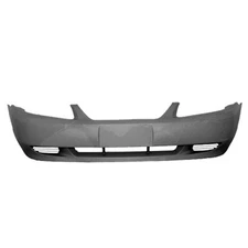 New Unpainted Front Bumper Cover Replaces YR3Z17D957ECCP For Base Models