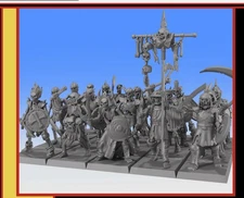 Undead Skeleton Warriors, 20 Models 32 mm