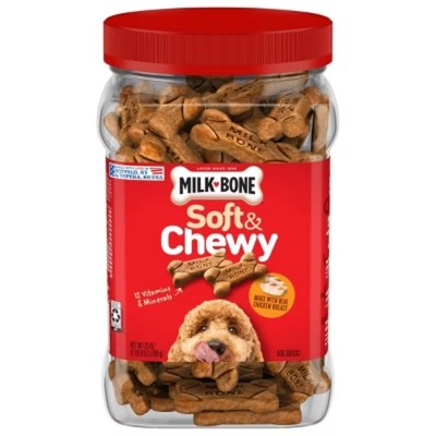 Milk-Bone Soft & Chewy Chicken Flavor Dog Treats