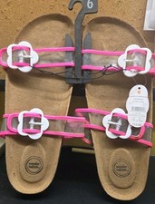 Wonder Nation Girls Pink Casual Adjustable Sandals SZ 6