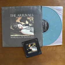 THE ARRIVALS Marvels of Industry GREEN MARBLED vinyl LP 2007 VG+/VG+ limited ed