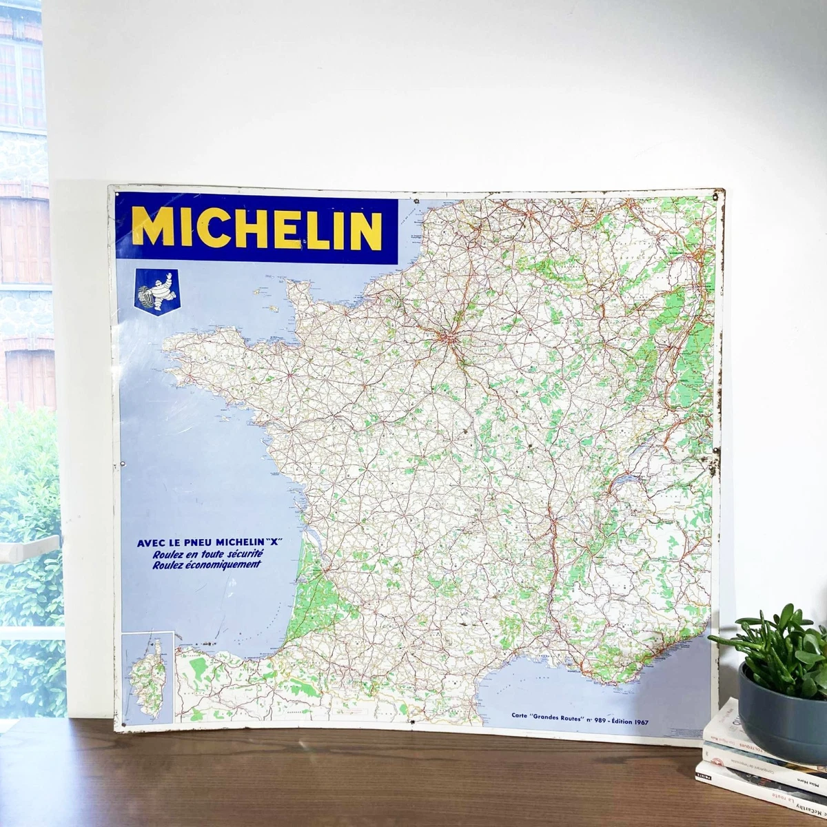 Carte MICHELIN N° 204 - Deutschland - 1973, 23-ème Edition - Bel Etat