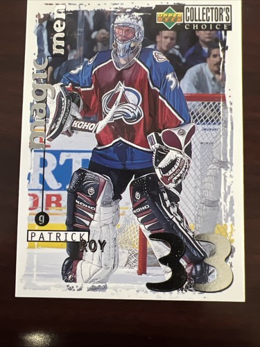 1997-98 Collector's Choice Magic Men #MM6 Patrick Roy - Picture 4 of 4