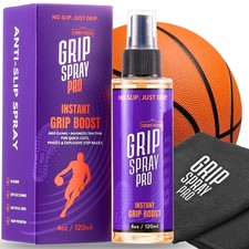 Basketball Grip Spray Pro 2-in-1 Non-Slip Spray for Basketball Shoes Grip...