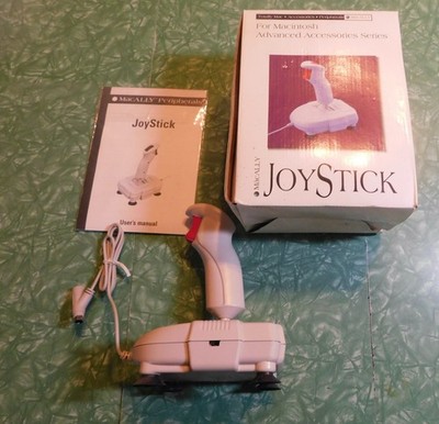 NOS VTG JOYSTICK APPLE COMPUTER MACINTOSH MACALLY DISC BOOK BOX 12BMac-MJ01