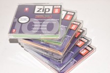 6 Iomega Zip 100MB Disk PC100 Storage Consolidate Disc Drive 100MB Used Lot