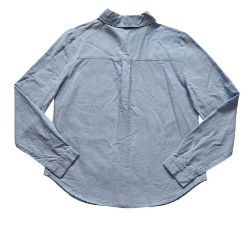 Camisa Cath Kidston Manga Larga Gato Bordado Reino Unido 10 Azul PTP 19" - Imagen 2 de 10