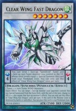 3 x Clear Wing Fast Dragon - DUDE-EN011 - Ultra Rare - 1st Edition Near Mint, En