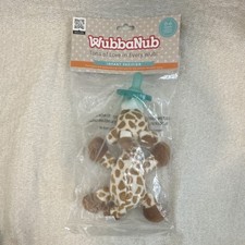 WubbaNub Giraffe Infant Plush Pacifier Holder 0-6 Months