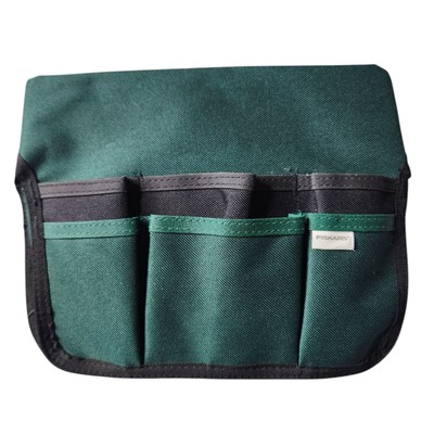 New Fiskars Tool Holder Bucket Pouch 10''x8'' Crafting Tool Pouch Green