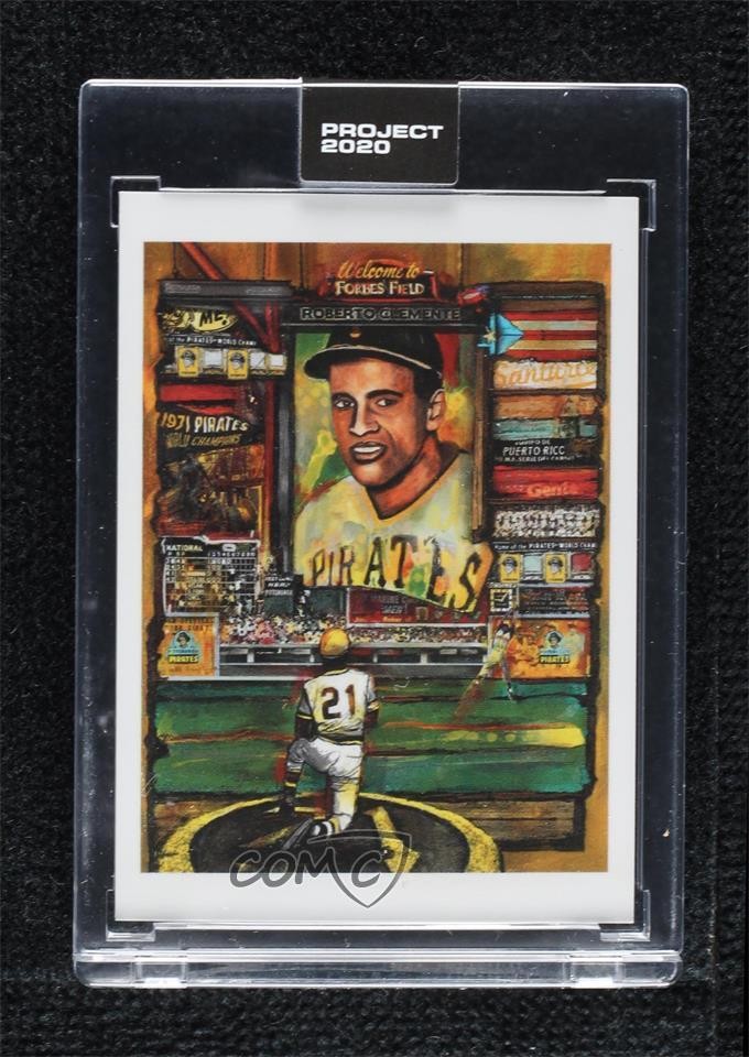 2020 Project 1955 Topps /6507 Roberto Clemente Andrew Thiele #138 HOF