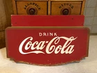 Vtg Wooden COCA COLA SiGN for Wood KAY MENU Display Board Original RARE!