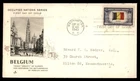 Mayfairstamps US FDC 1943 Flag of Belgium First Day Cover aaz_70245
