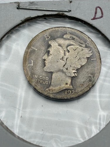 1921 D Mercury Silver Dime - Good -  $1.99 Shipping