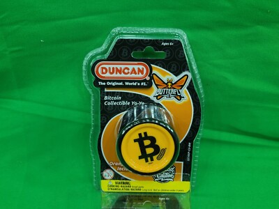 DUNCAN Bitcoin Collectible Yo-Yo Butterfly XT YoYo Orange String Limited Edition