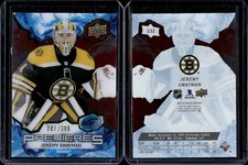 2021-22 Upper Deck Ice Premieres Red Rookie Jeremy Swayman /399