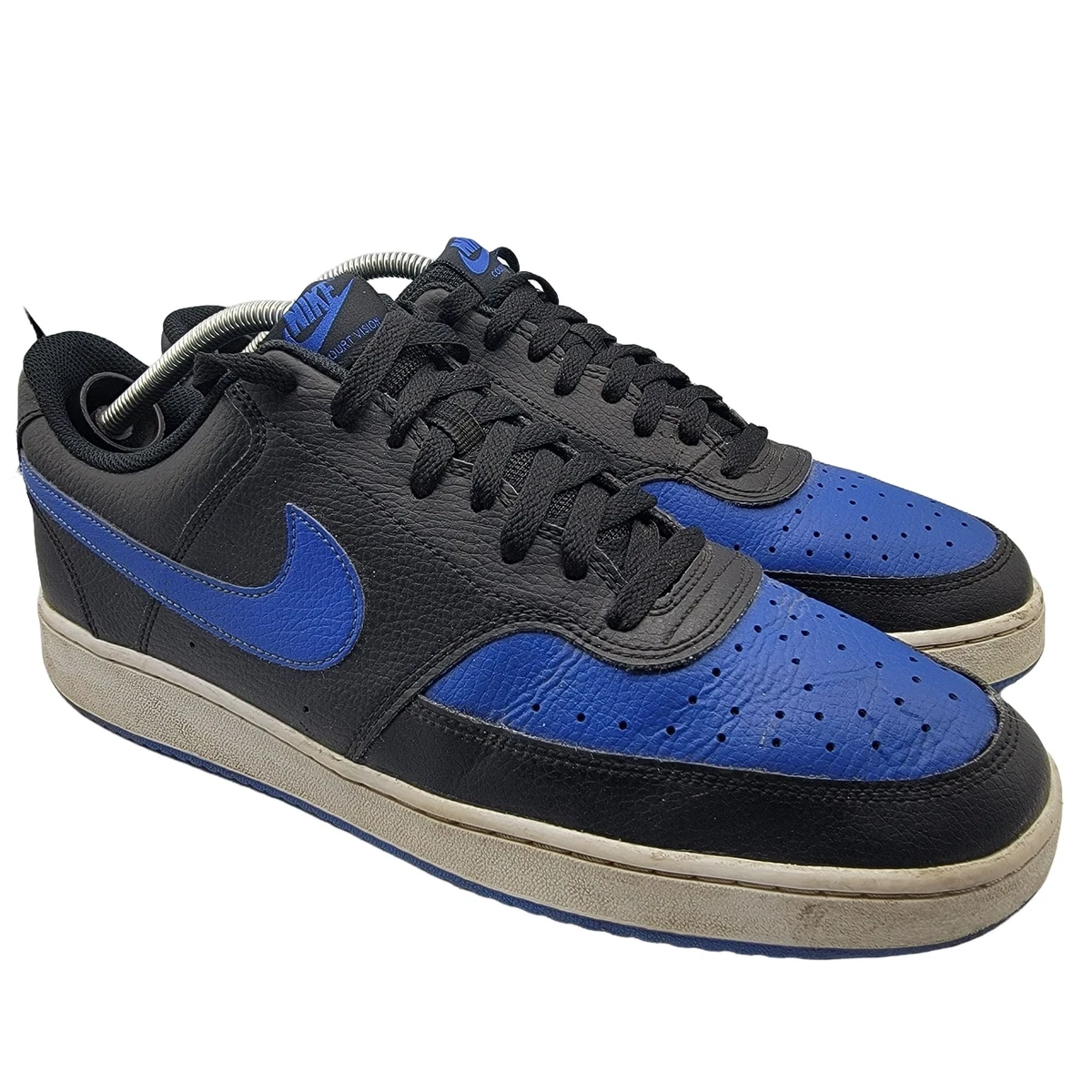 Nike Air Court Vision Low Mens Size 11.5 Black Blue Running Shoes