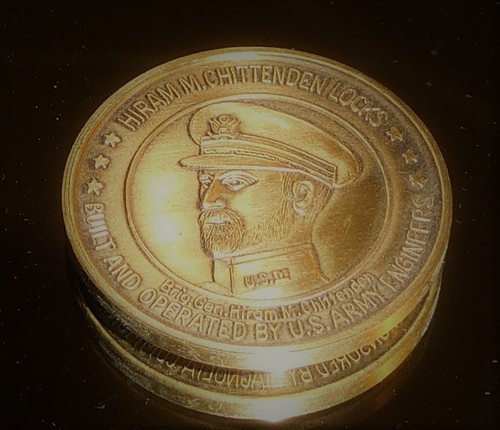 Vintage Token Medal Hiram Chittenden Locks 1967 50th Anniversary Magnolia Club