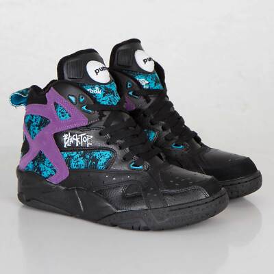 reebok pump black top